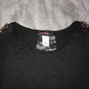 Black Studded Top